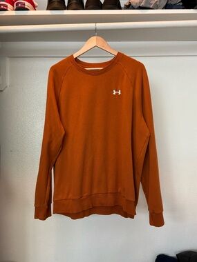 Under Armour Men’s Crewneck Sweatshirt - Burnt Orange